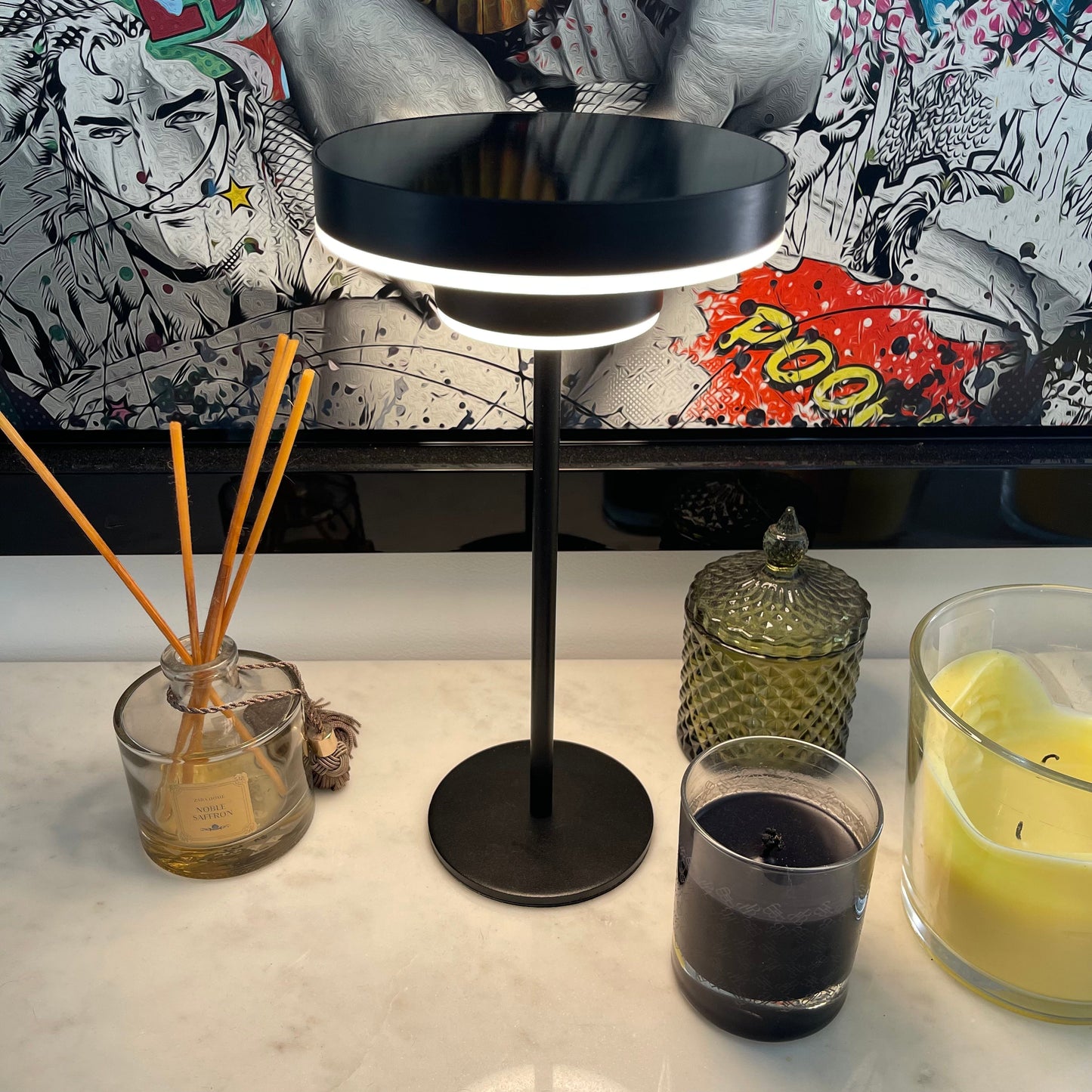 Elegante Außenlampe Solarenergie mit LED für Terrasse und Garten