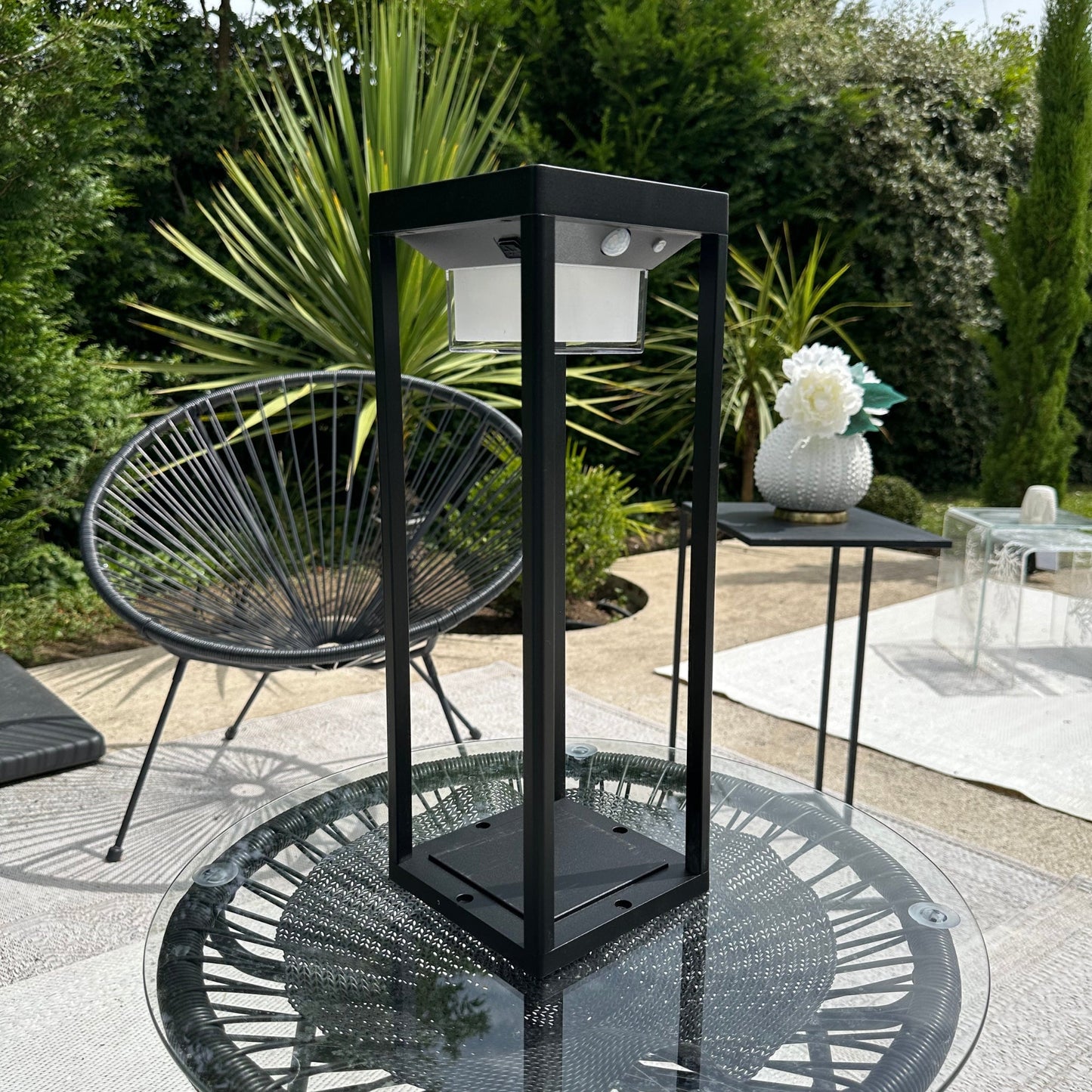 Solarenergie Außen-Solarleuchte mit LED und Bewegungserkennung