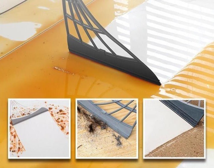 Royallure Ultimate 3-in-1 Reinigungsbesen: Fegen, Wischen & Teppichreiniger mit teleskopierbarem Griff