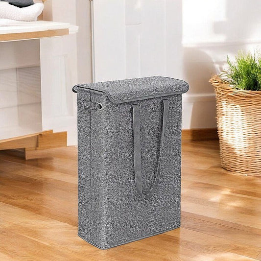 45L Slim Wäschekorb mit Deckel