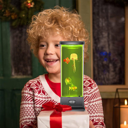 Garduru Quallen Tank Lava Nachtlicht Lampe