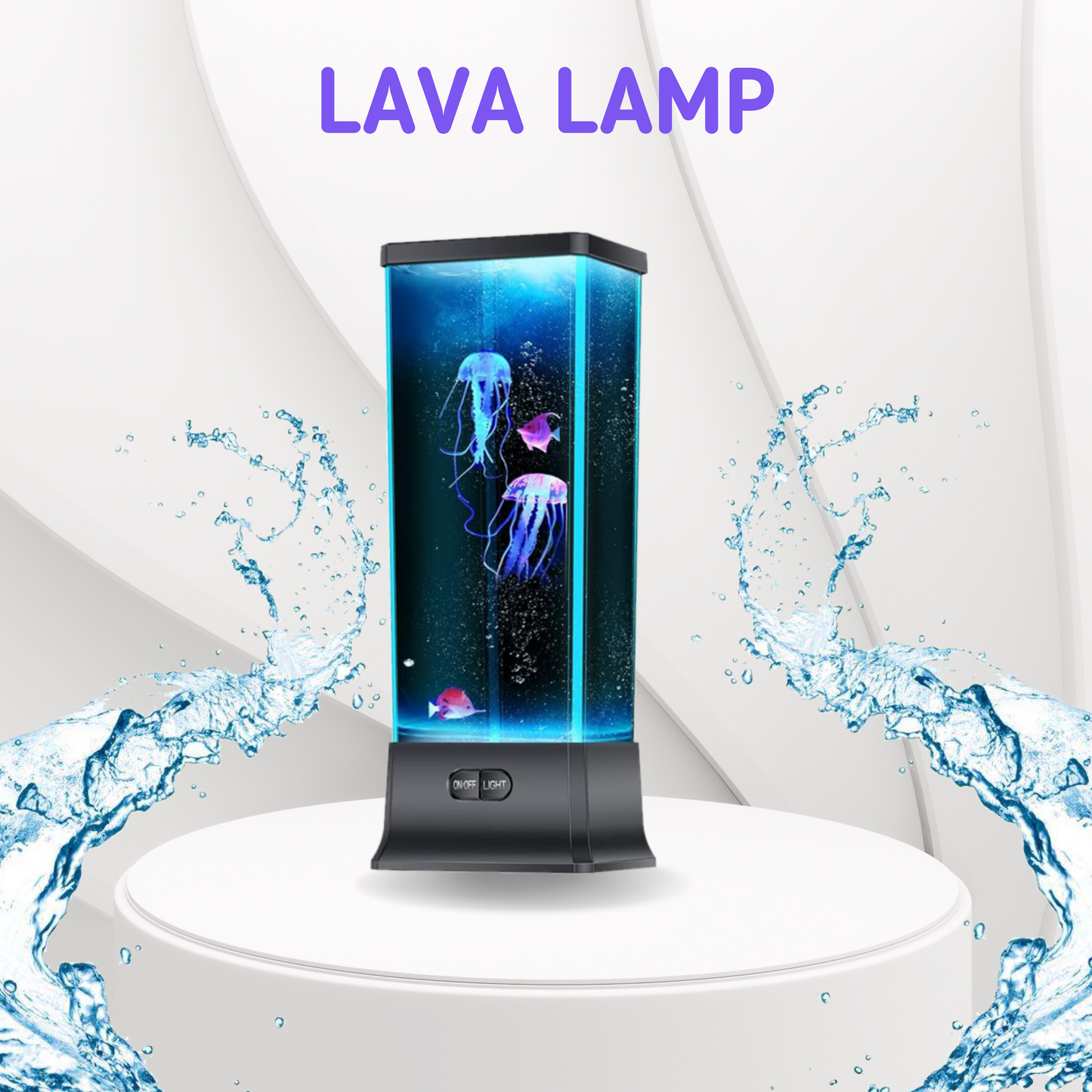 Garduru Quallen Tank Lava Nachtlicht Lampe