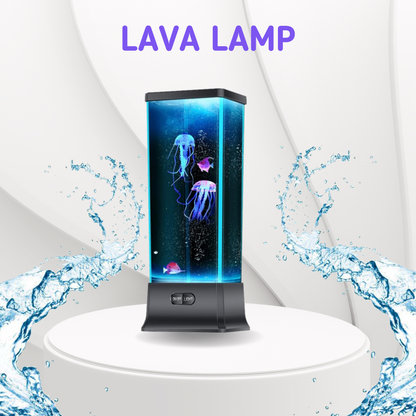 Garduru Quallen Tank Lava Nachtlicht Lampe