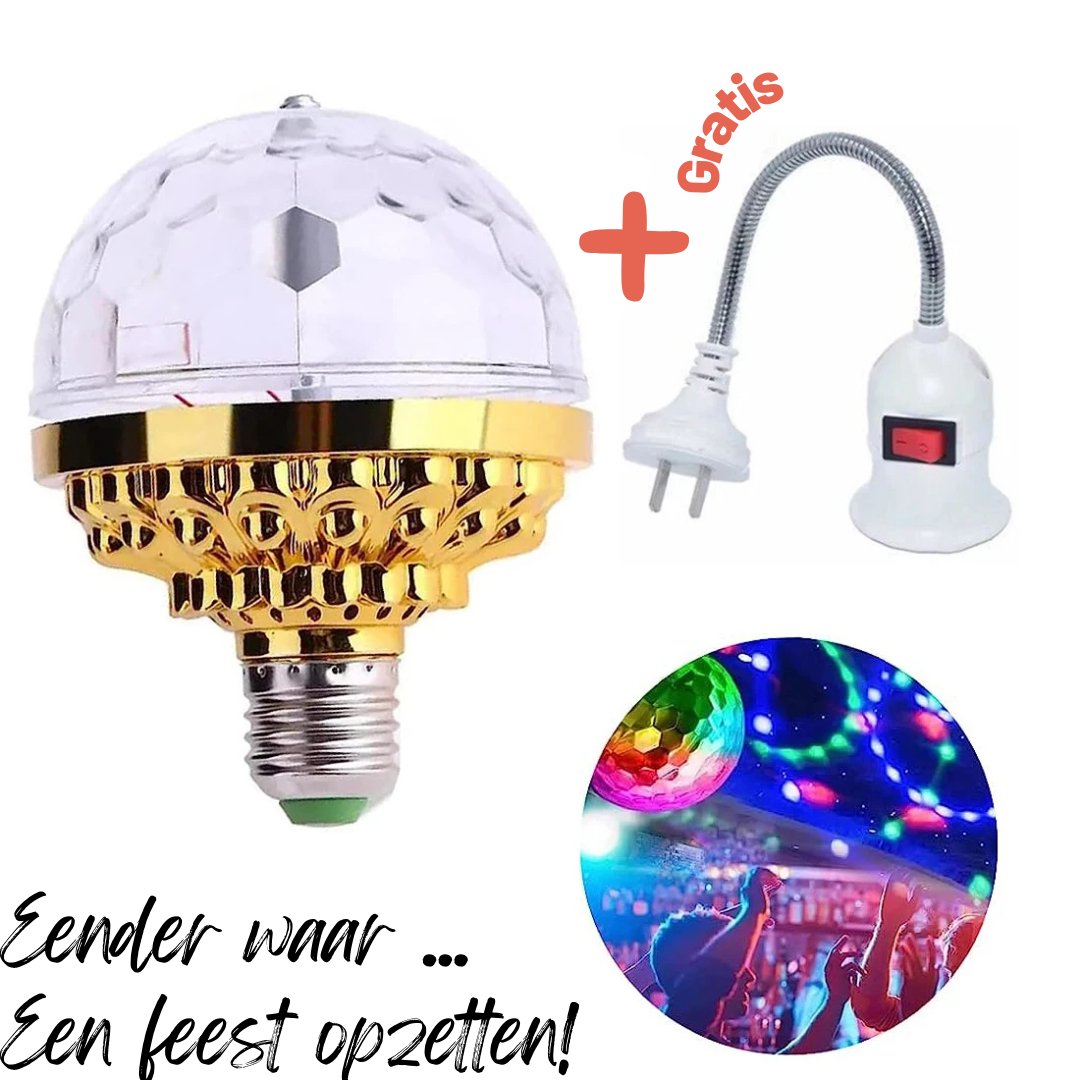 LED-Disco-Lampe | Bunte rotierende Lichter