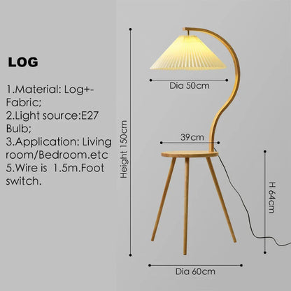 Stehlampe auf Tisch: Zeitloses Retro-Design für stilvolle Innenräume