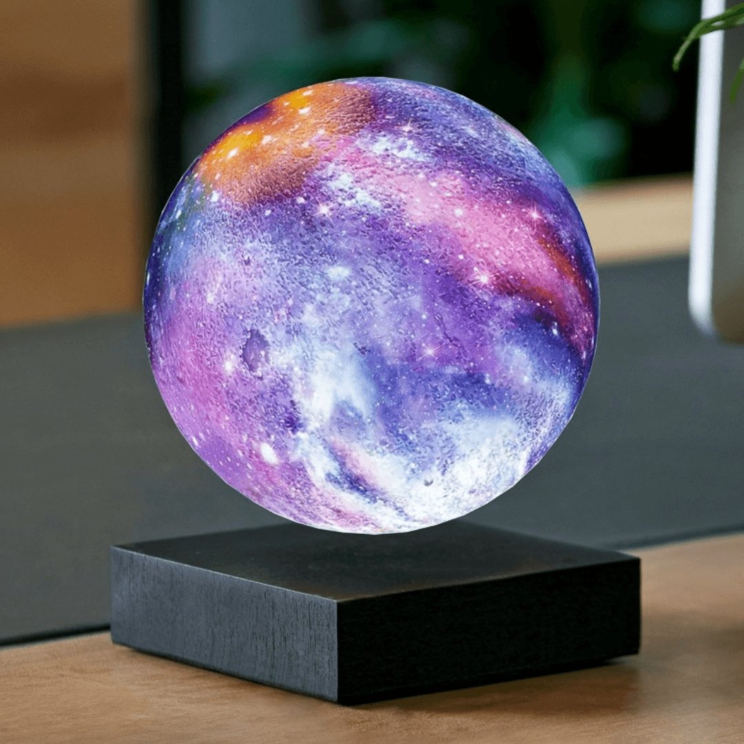 Garduru Schwebende Galaxy Mondlampe | Magnetisch & LED Beleuchtung | 3D Stimmungslicht | Einzigartige Deko für Zuhause