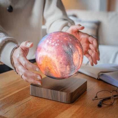 Garduru Schwebende Galaxy Mondlampe | Magnetisch & LED Beleuchtung | 3D Stimmungslicht | Einzigartige Deko für Zuhause