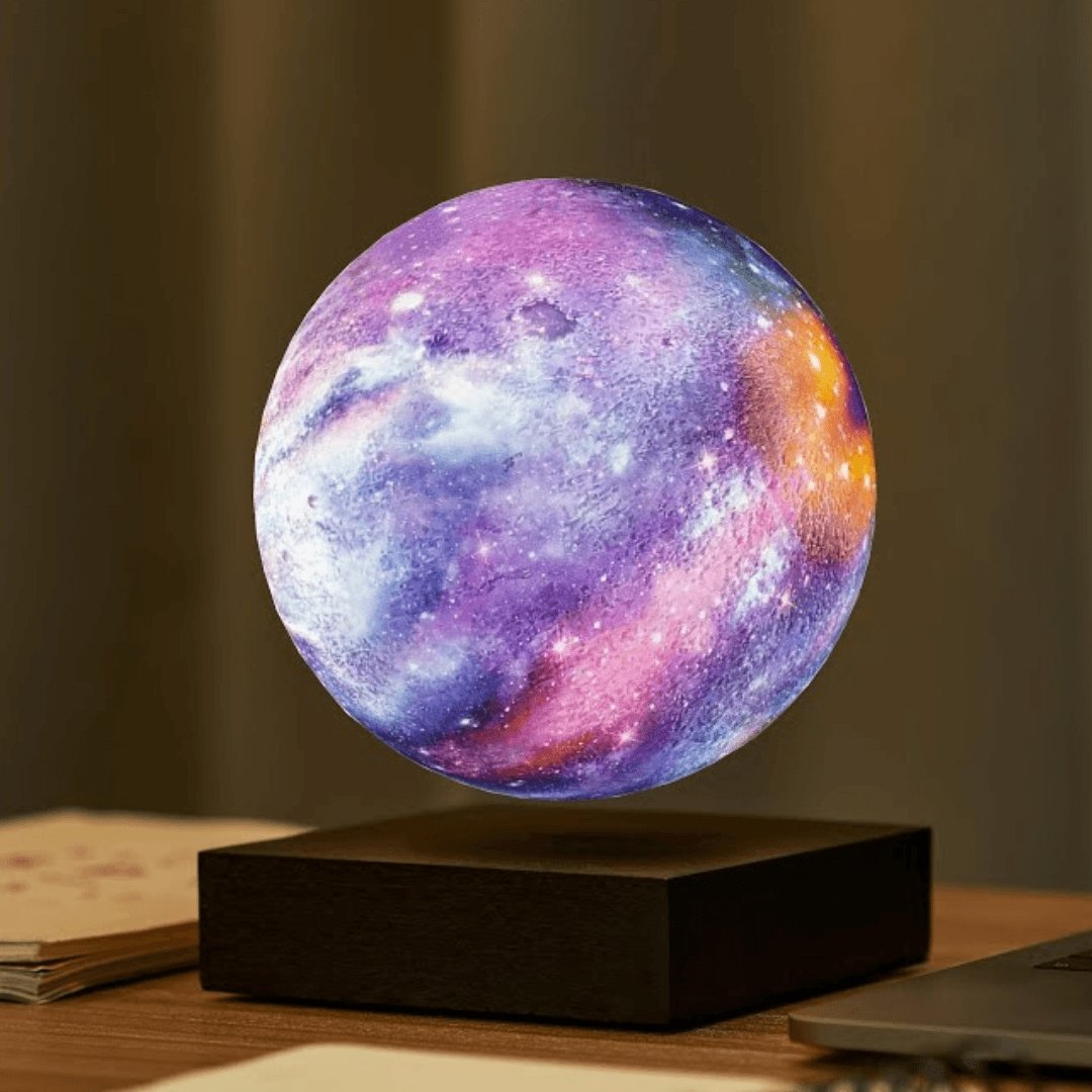 Garduru Schwebende Galaxy Mondlampe | Magnetisch & LED Beleuchtung | 3D Stimmungslicht | Einzigartige Deko für Zuhause