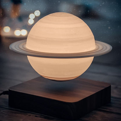 Lampe - SaturnGlow - Schwebendes Design - Himmlisches Meisterwerk