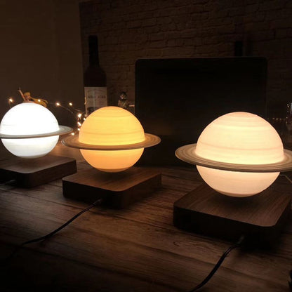 Lampe - SaturnGlow - Schwebendes Design - Himmlisches Meisterwerk