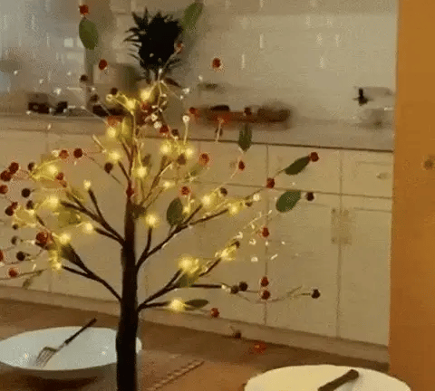 Royelux 55cm Frühling Baum LED Lampe - Biegsame Äste