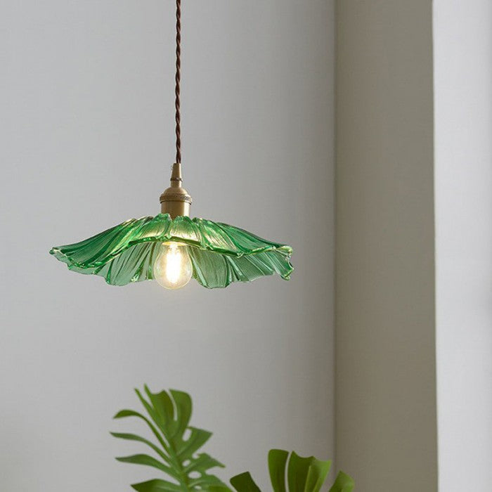 Garduru Kreative Glas Pendelleuchte | Blumenstil | Moderne Beleuchtung | Design-Lampe für Zuhause