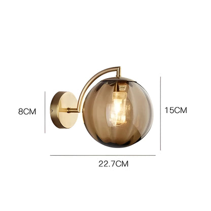 Garduru Light – Minimalistische LED-Glas-Wandleuchte
