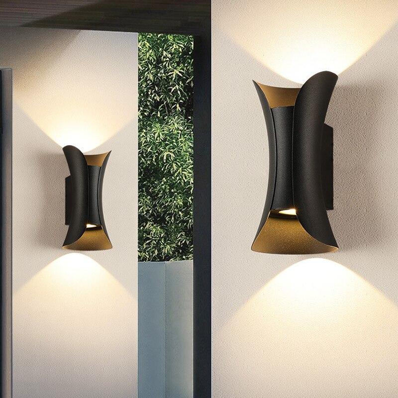 LustriaGlow – Stilvolle Außenwandleuchte mit wetterfestem Design