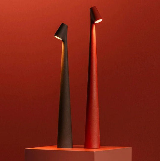 Wiederaufladbare Tischlampe - Elegantes Design aus Aluminium mit 3 Intensitätsstufen, erhältlich in mehreren Farben