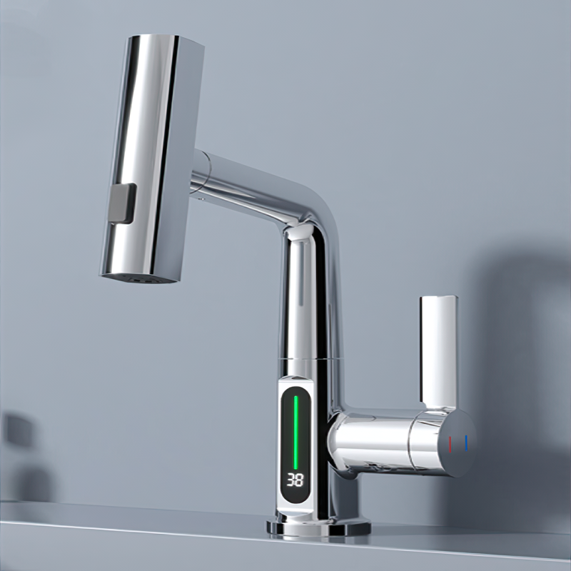 SmartFaucet Pro: Intelligenter Wasserhahn mit Digitalanzeige