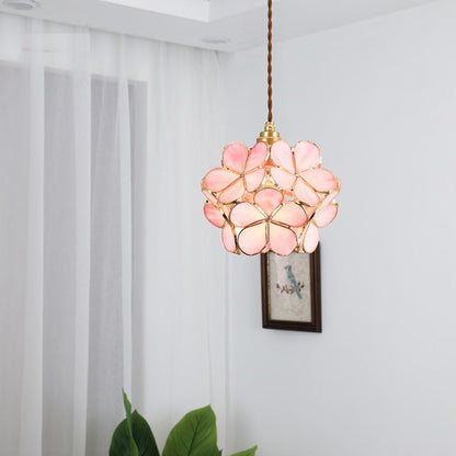 Blumen Pendant Lampe für elegante Wohnkultur | Stilvolle Beleuchtung für das Büro