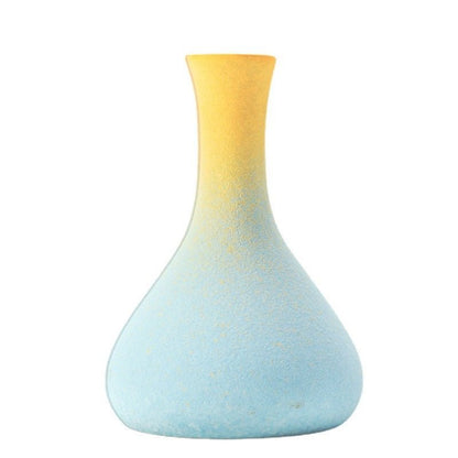 Dekorative Keramikvase in Macaron-Farbe