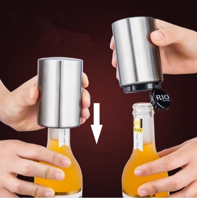 Royallure Magnetischer Einhand-Bierflaschenöffner - Schneller Deckelentferner & Cooles Gadget-Geschenk