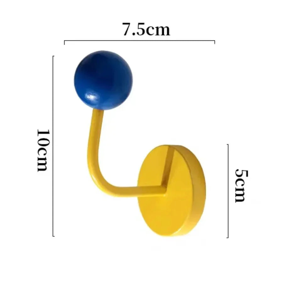 Magnetischer Farbblock-Haken mit Saugnapf