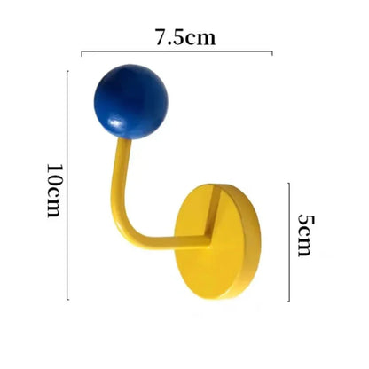 Magnetischer Farbblock-Haken mit Saugnapf