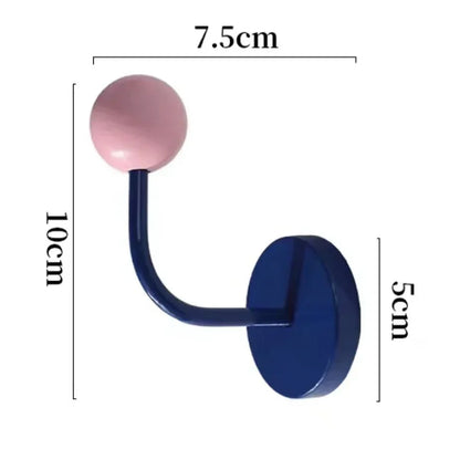 Magnetischer Farbblock-Haken mit Saugnapf