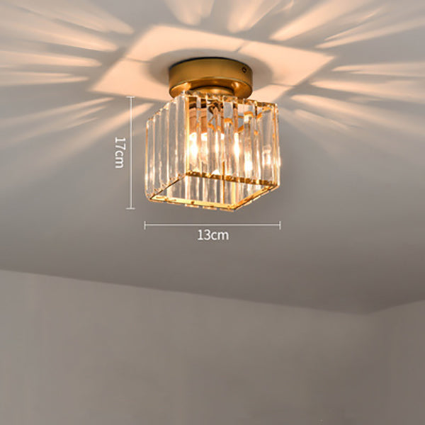 Kristallglas-Deckenleuchte für moderne Innenräume