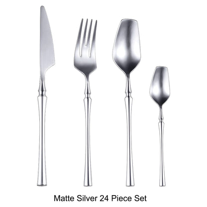 Garduru Besteckset - Edelstahl Spülmaschinenfestes Besteckset 5 set