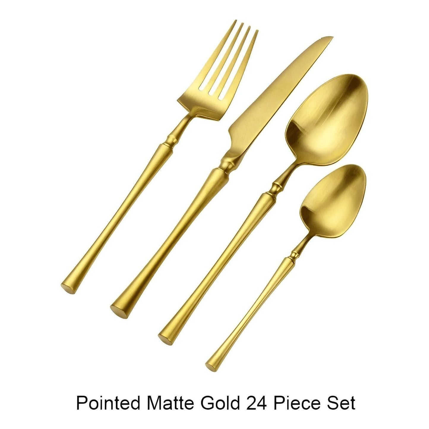 Garduru Besteckset - Edelstahl Spülmaschinenfestes Besteckset 5 set