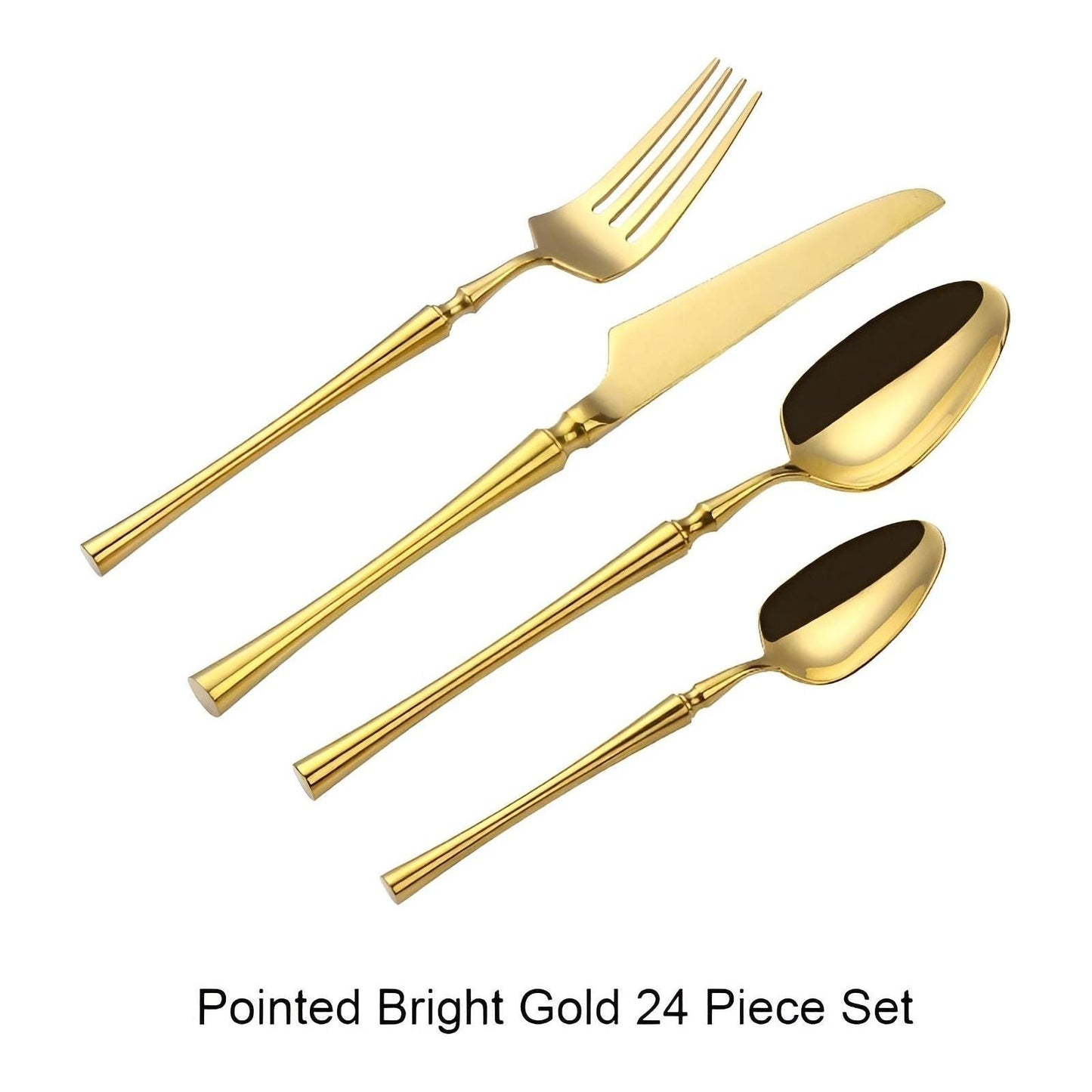 Garduru Besteckset - Edelstahl Spülmaschinenfestes Besteckset 5 set