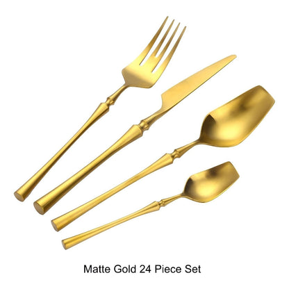 Garduru Besteckset - Edelstahl Spülmaschinenfestes Besteckset 5 set