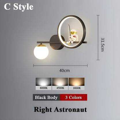 Garduru Lamp - Moderne Kinder Sternenhimmel-Projektor LED-Wandlampe