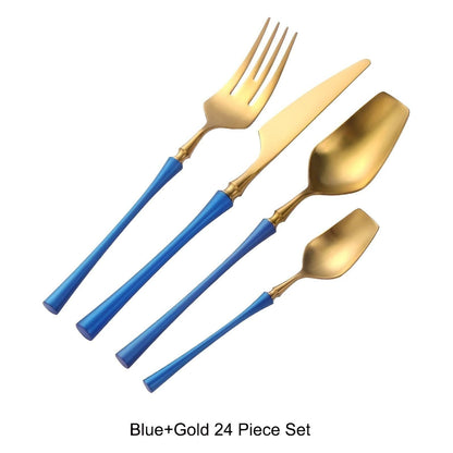 Garduru Besteckset - Edelstahl Spülmaschinenfestes Besteckset 5 set