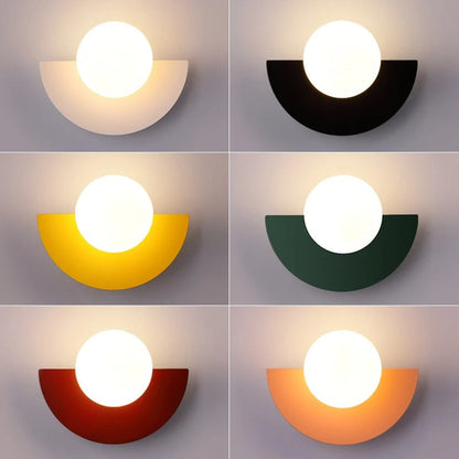 Garduru Summit Wandlicht – Modernes Halbkreis-Wandleuchte mit Touch-Control