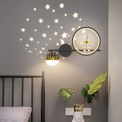 Garduru Lamp - Moderne Kinder Sternenhimmel-Projektor LED-Wandlampe