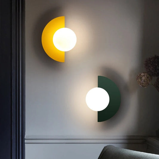 Garduru Summit Wandlicht – Modernes Halbkreis-Wandleuchte mit Touch-Control