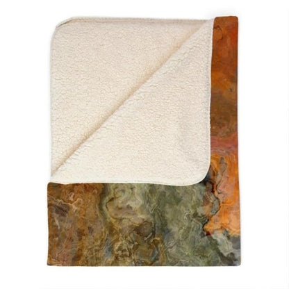 Fleece-Decke mit modernem abstraktem Design für gemütliche Wohnkultur