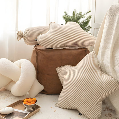 Garduru Kissen - Dekoratives Streifenkissen Soft Cushion