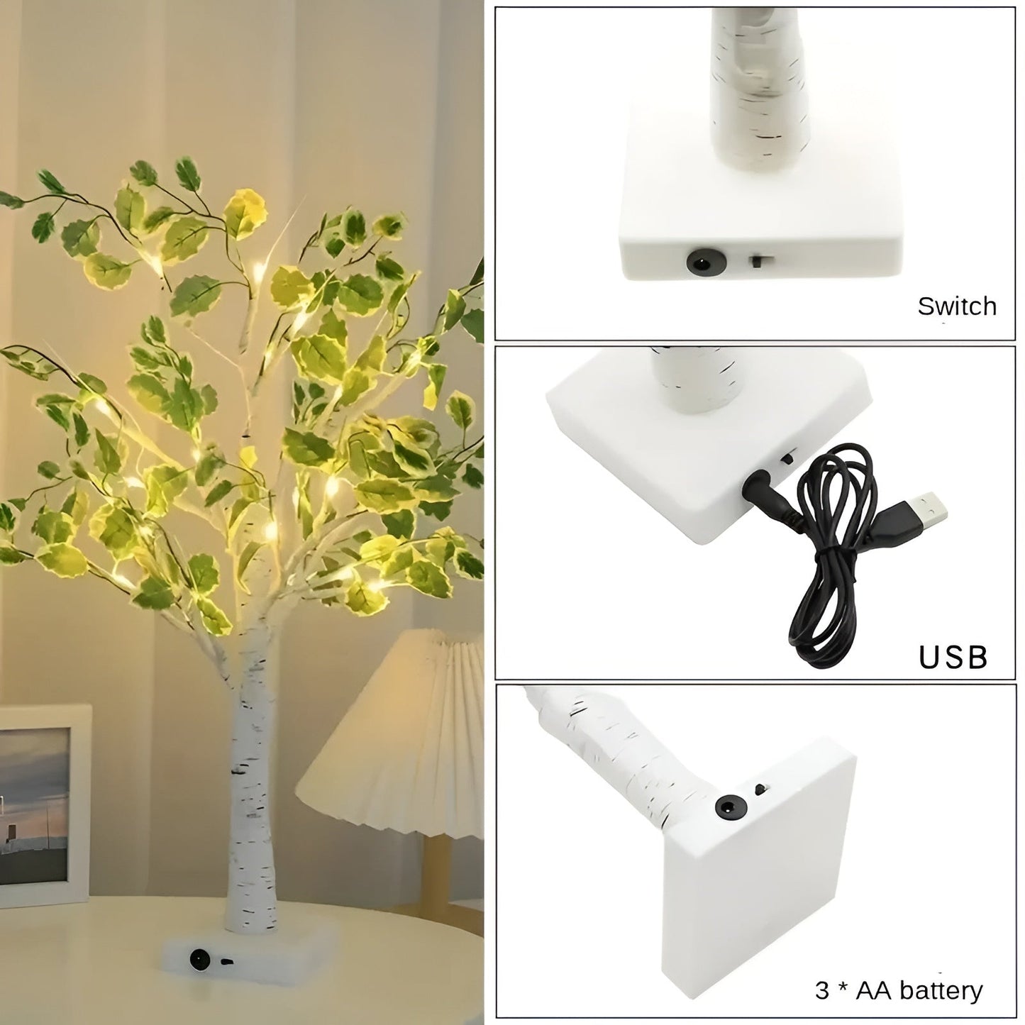 LED-Baumlampe – BrightTree – strahlende Beleuchtung – Heimdekoration