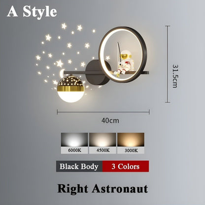 Garduru Lamp - Moderne Kinder Sternenhimmel-Projektor LED-Wandlampe