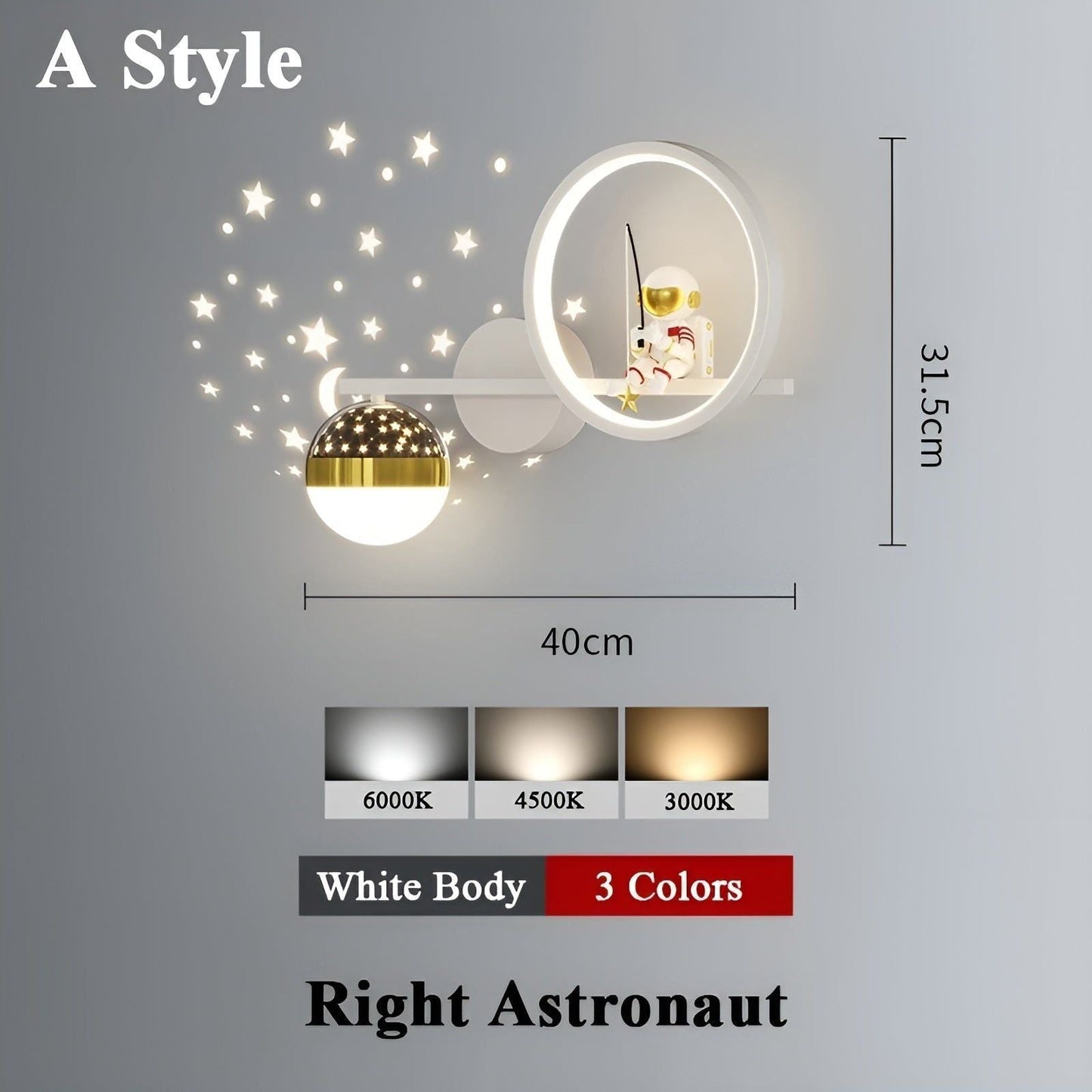 Garduru Lamp - Moderne Kinder Sternenhimmel-Projektor LED-Wandlampe