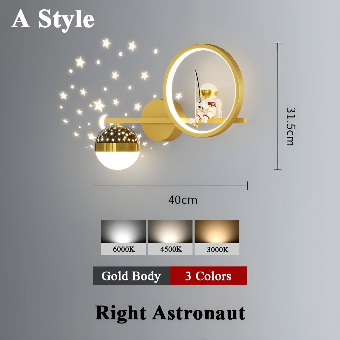 Garduru Lamp - Moderne Kinder Sternenhimmel-Projektor LED-Wandlampe
