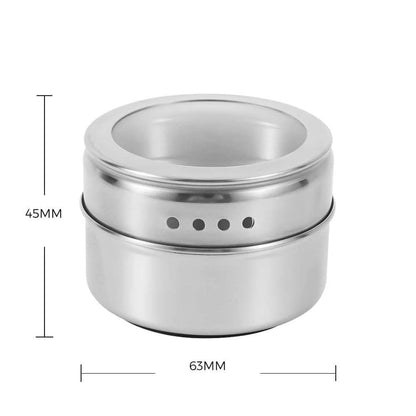 Set von Edelstahl Vorratsbehältern - HomyClass