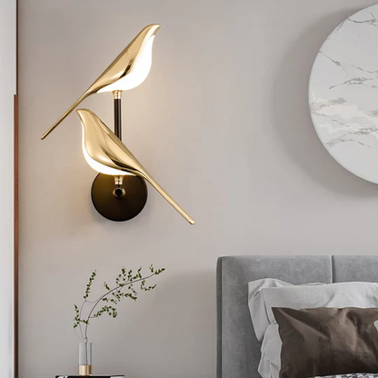 Garduru LED Vogel Wandleuchte | Moderne Eleganz für Ihr Interieur