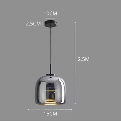 Garduru – Hängelampe aus reinem Glas