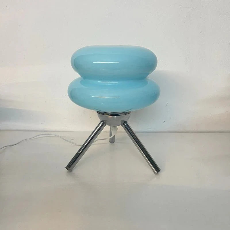 Mid-Century-Stil Dreiecksbasis Nachttischlampe