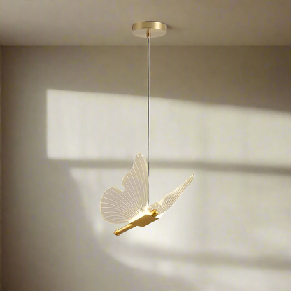 Royallure Schmetterling Pendelleuchte – Elegante Hängeleuchte Kronleuchter für Wohn- & Schlafzimmerdekoration