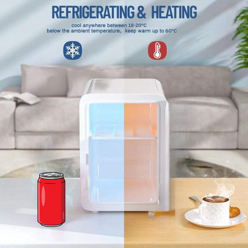 USB-betriebener 6L tragbarer Mini-Kühlschrank für Auto, Zuhause und Reisen