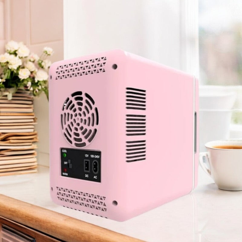 USB-betriebener 6L tragbarer Mini-Kühlschrank für Auto, Zuhause und Reisen