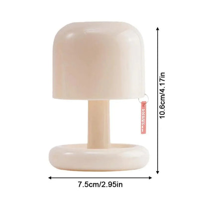 Minimalistisches LED-Nachtlicht im Pilz-Stil